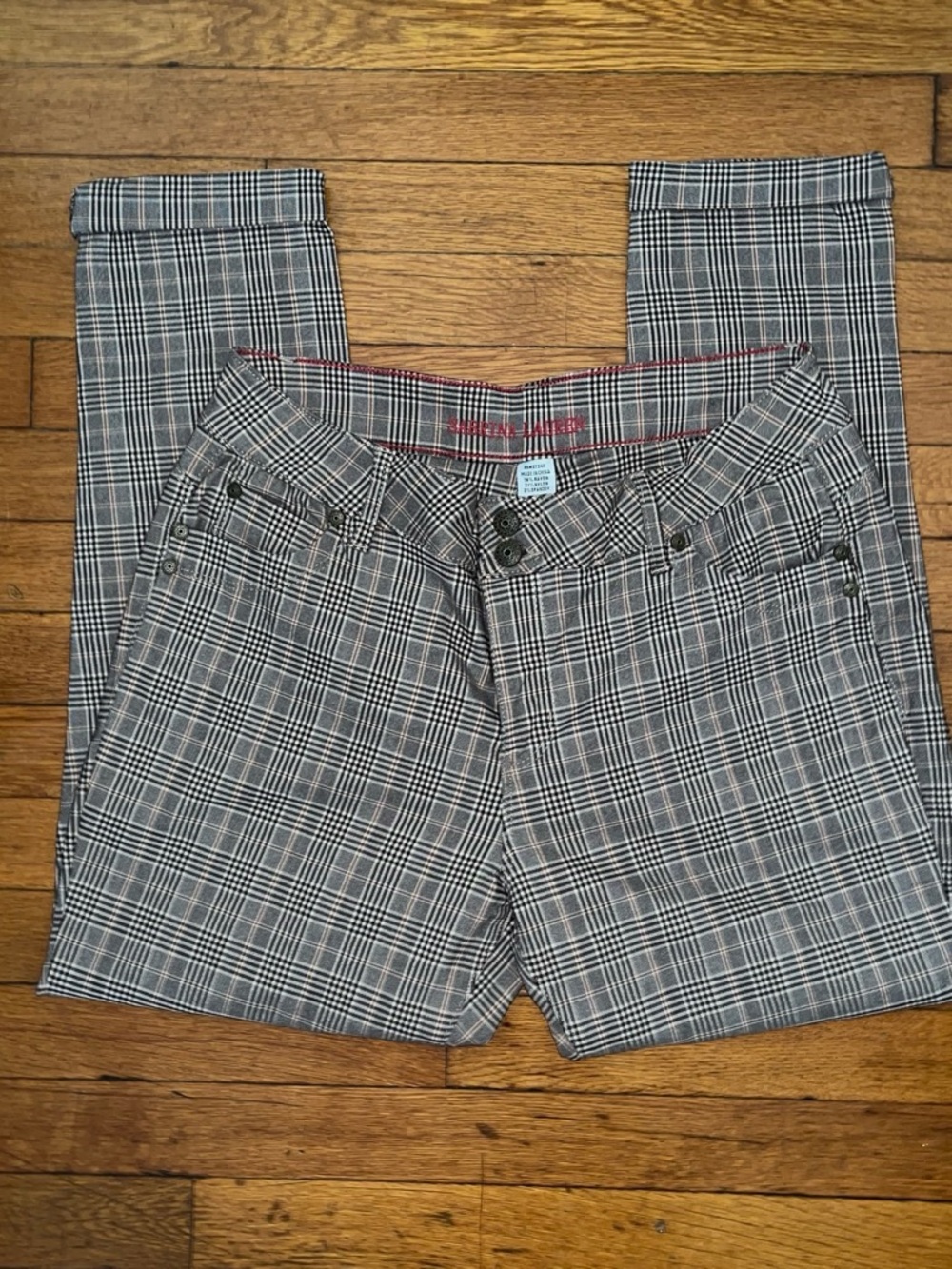 Plaid Dress Pants